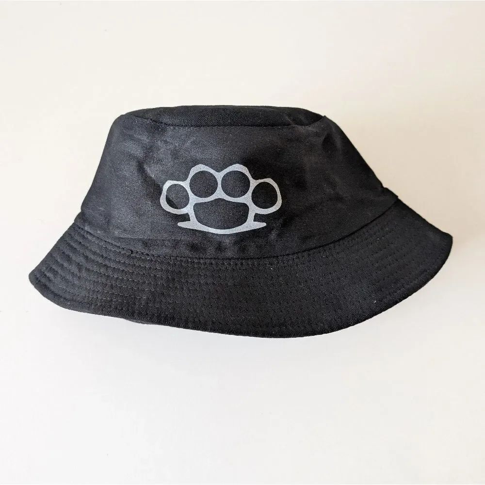 New Brass Knuckles Black/Grey Bucket Hat S/M